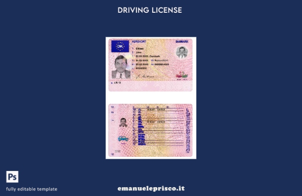 verified style modello DL Danimarca stile verificato template